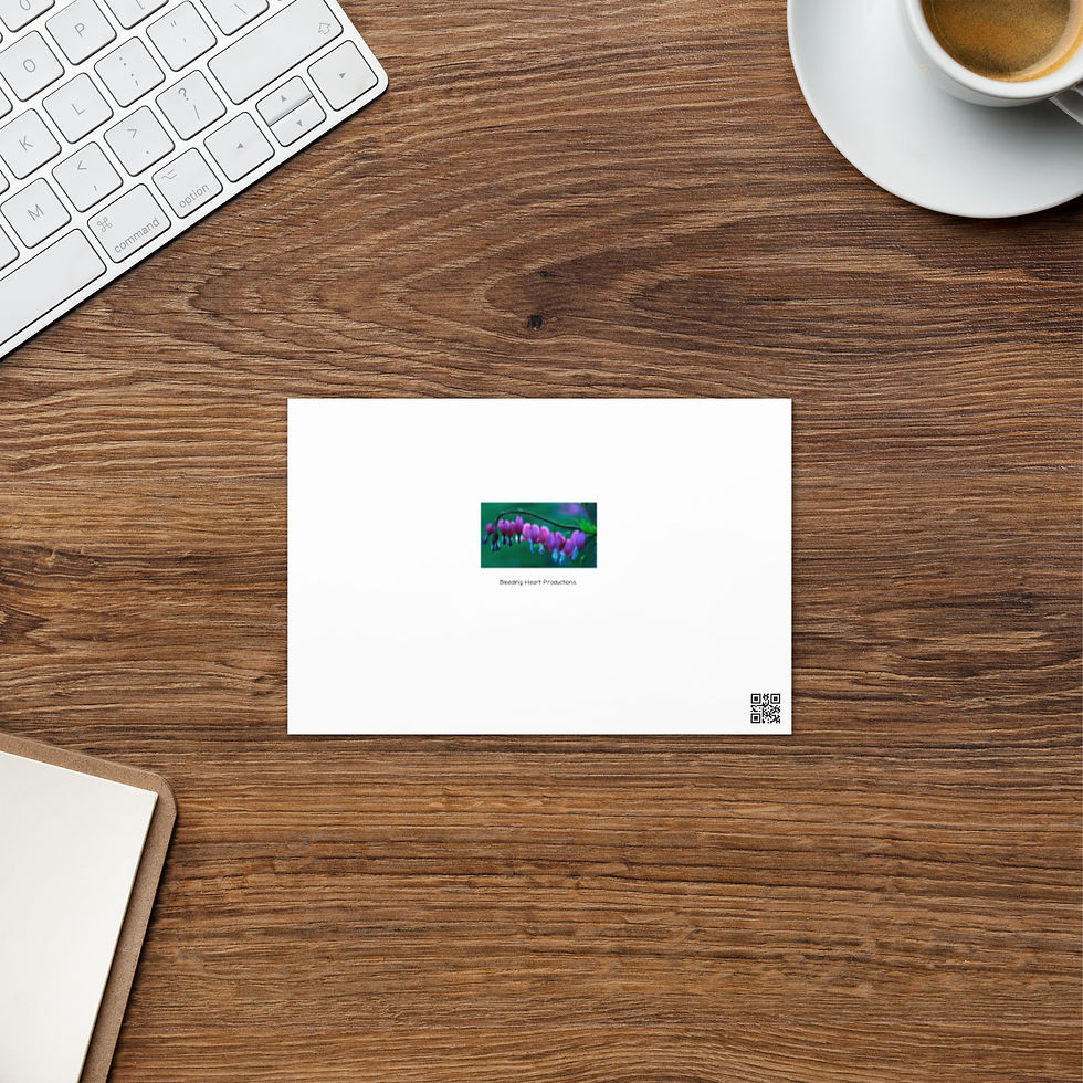 Miniature : Carte de vœux LOOK PARK REFLECTION - Disponible en 3 tailles !!