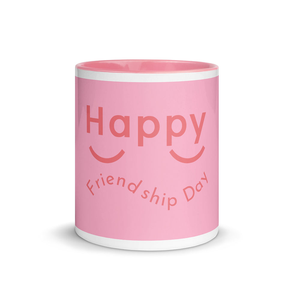 Miniaturbild: Mug with Color Inside  HAPPY FRIENDSHIP DAY