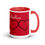 Прев'ю: Mug with Color Inside  BE MY VALENTINE