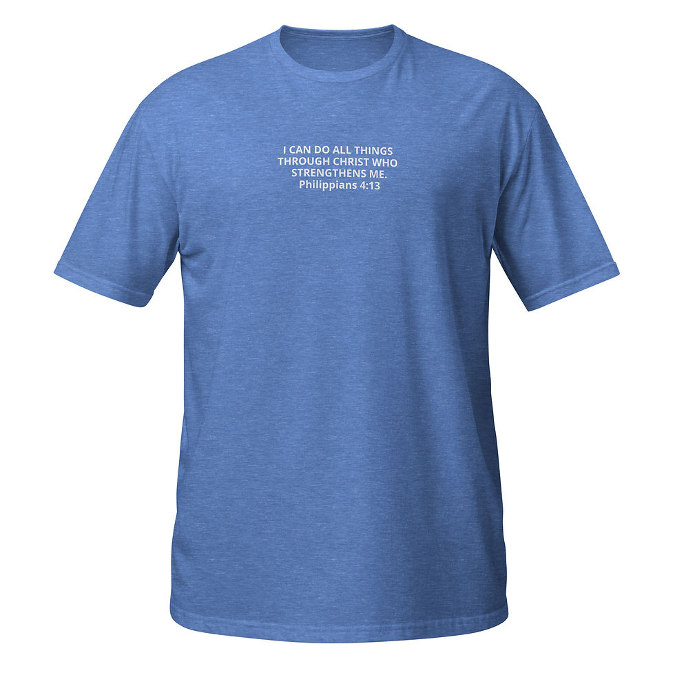 Прев'ю: Short-Sleeve Unisex T-Shirt  I CAN DO ALL THINGS