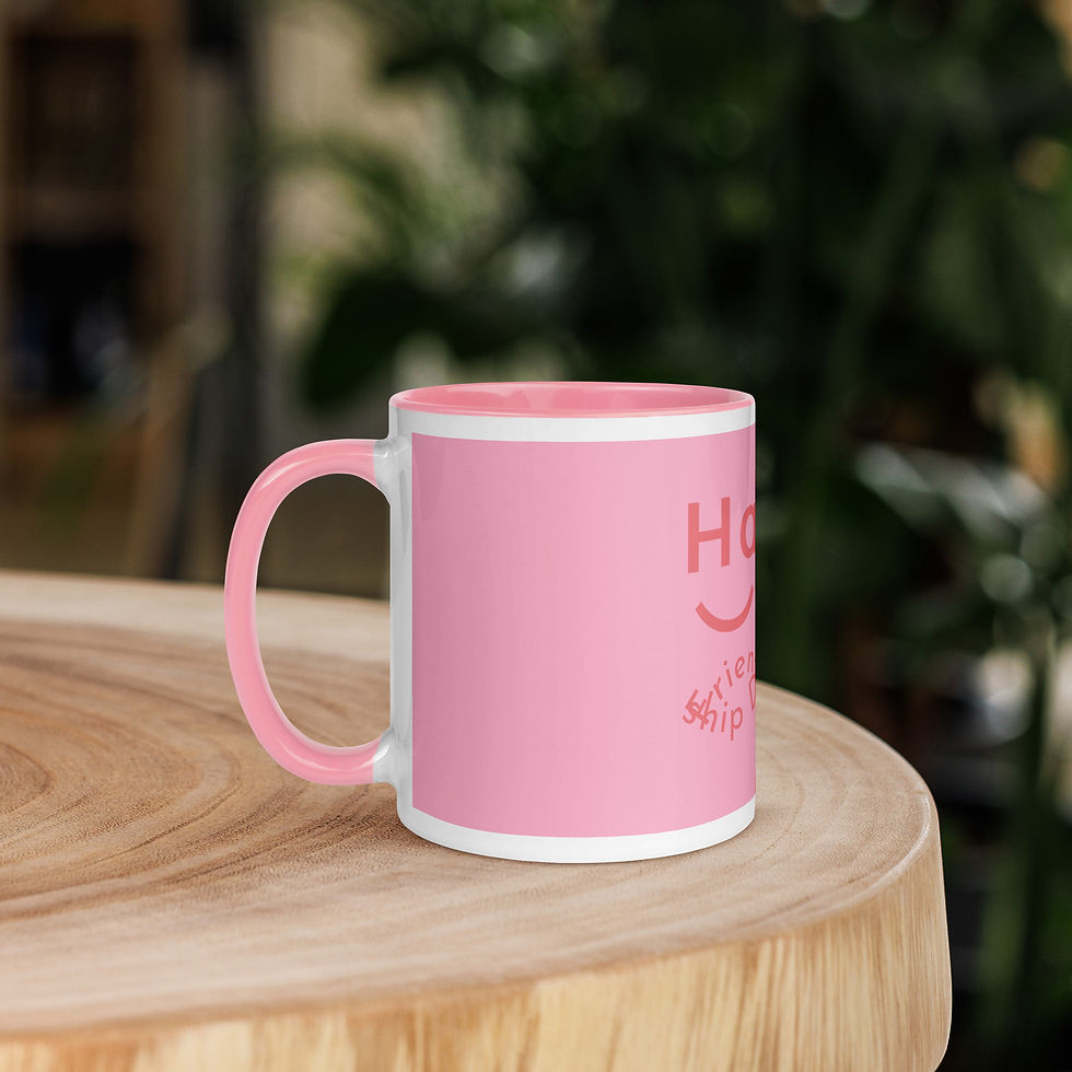 Miniaturbild: Mug with Color Inside  HAPPY FRIENDSHIP DAY