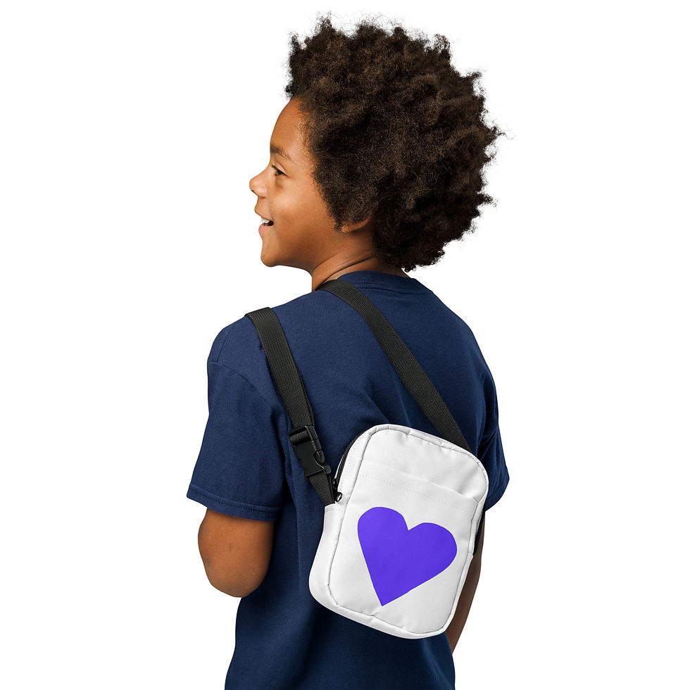 Miniatura: Borsa a tracolla multiuso PURPLE HEART