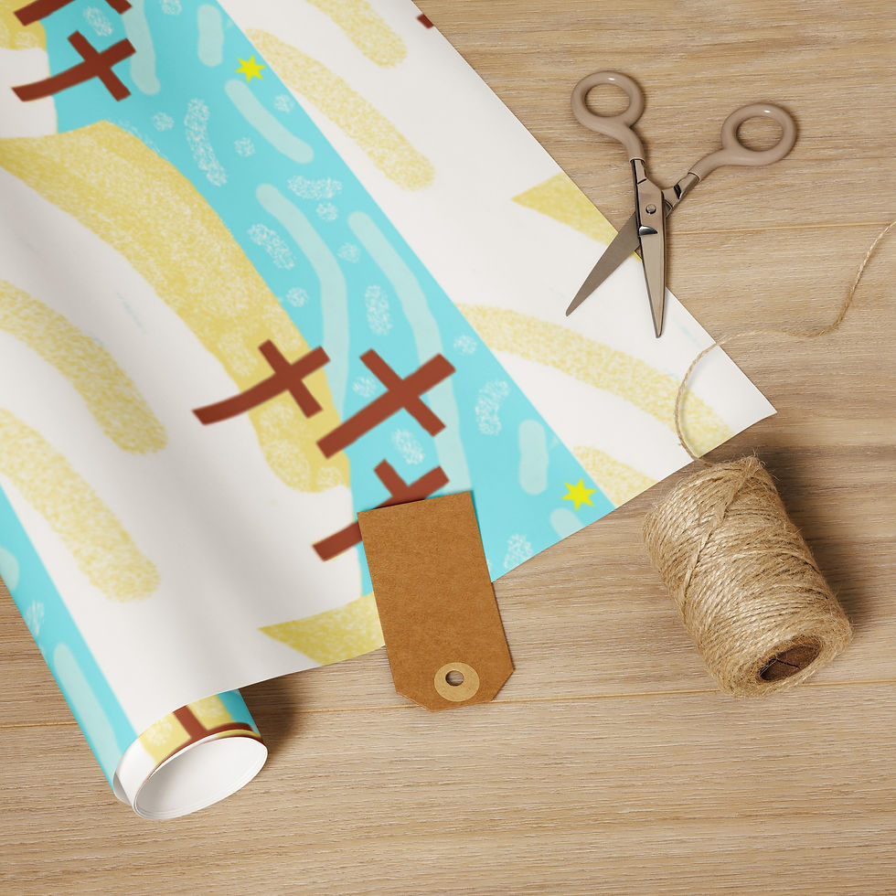 Miniaturbild: Geschenkpapier 3 Kreuze - Die Joan-Kollektion