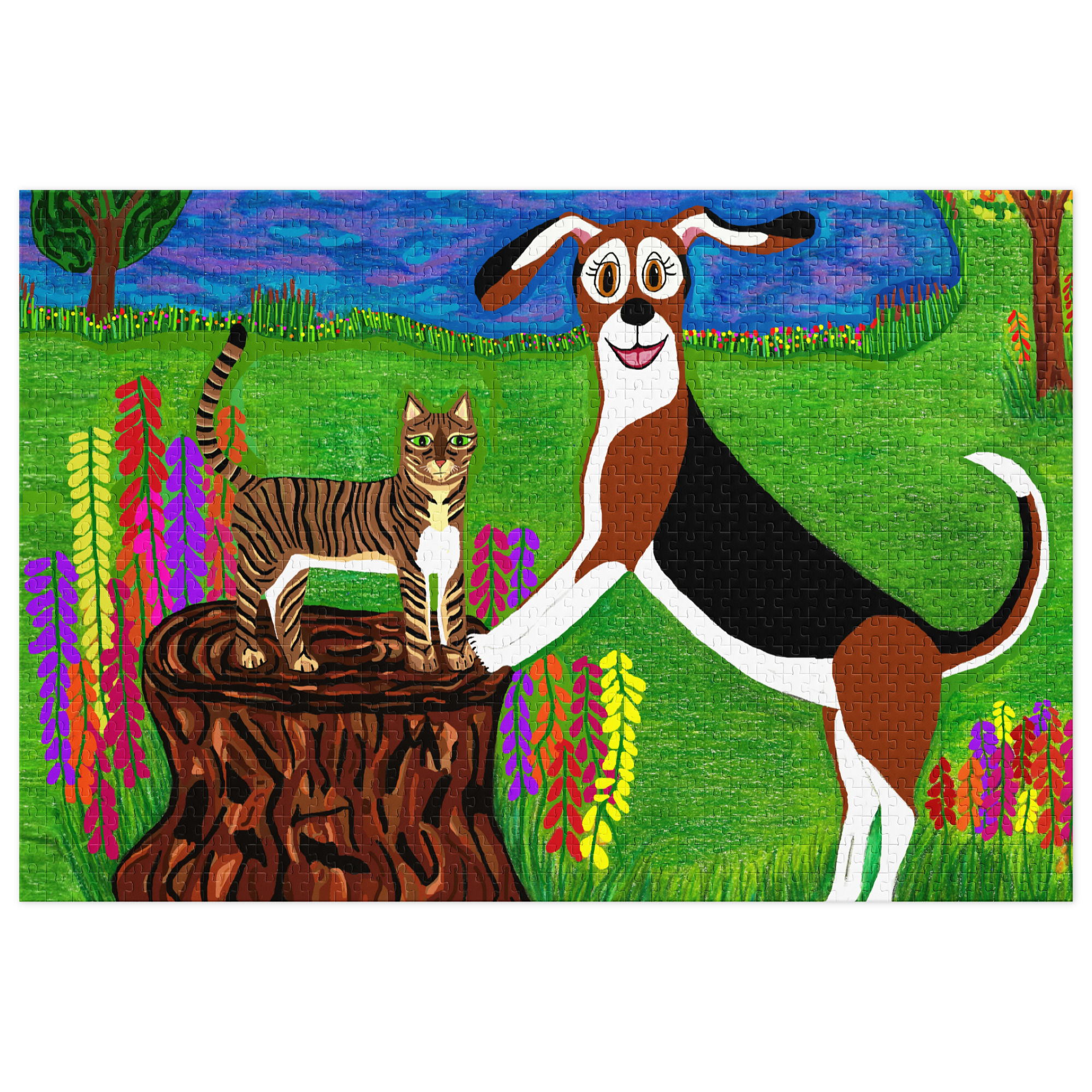 Jigsaw puzzle LUCA & CLOE STUMP - 4 sizes
