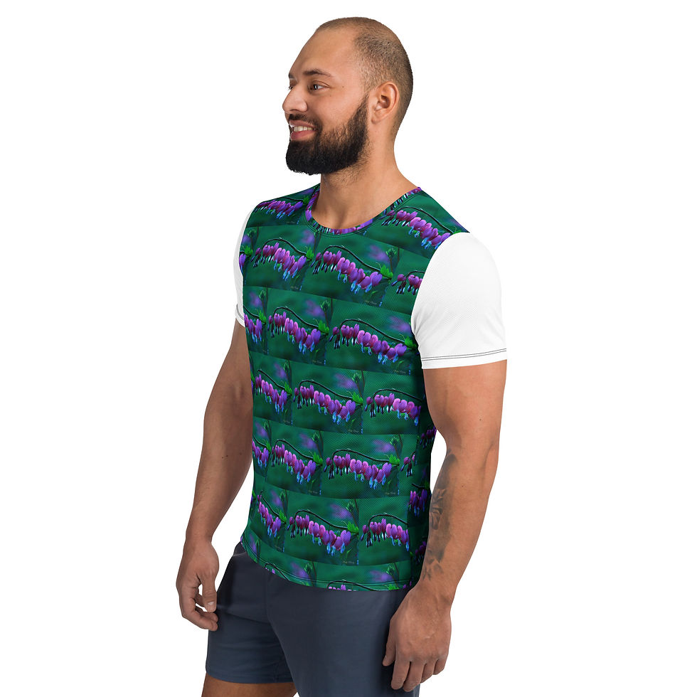 Miniatura: T-shirt sportiva da uomo BLEEDING HEART PATTERN