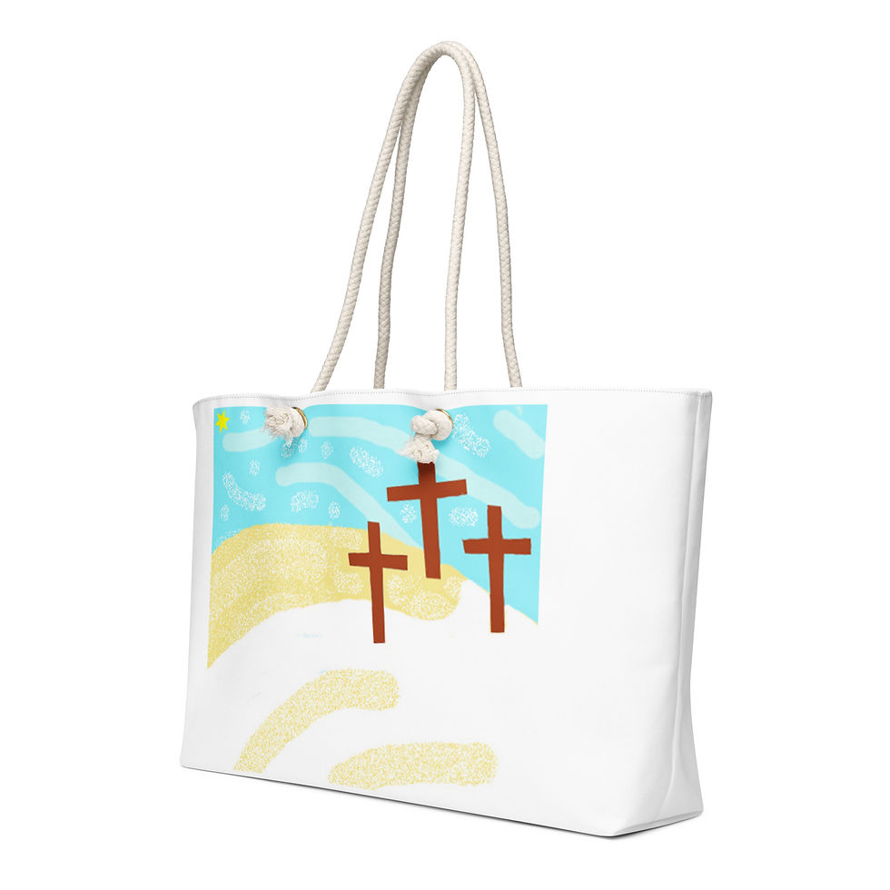 Miniature : Sac week-end surdimensionné 3 CROSSES - Collection Joan
