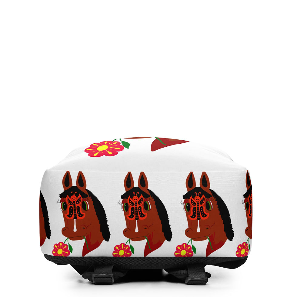 Miniatura: Zaino minimalista ELOISE BUTTERFLY FACE