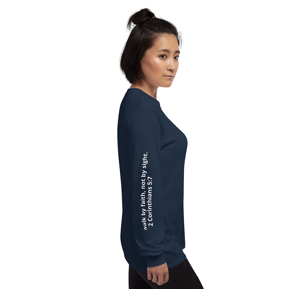 Miniatura: Men’s Long Sleeve Shirt     WALK BY FAITH