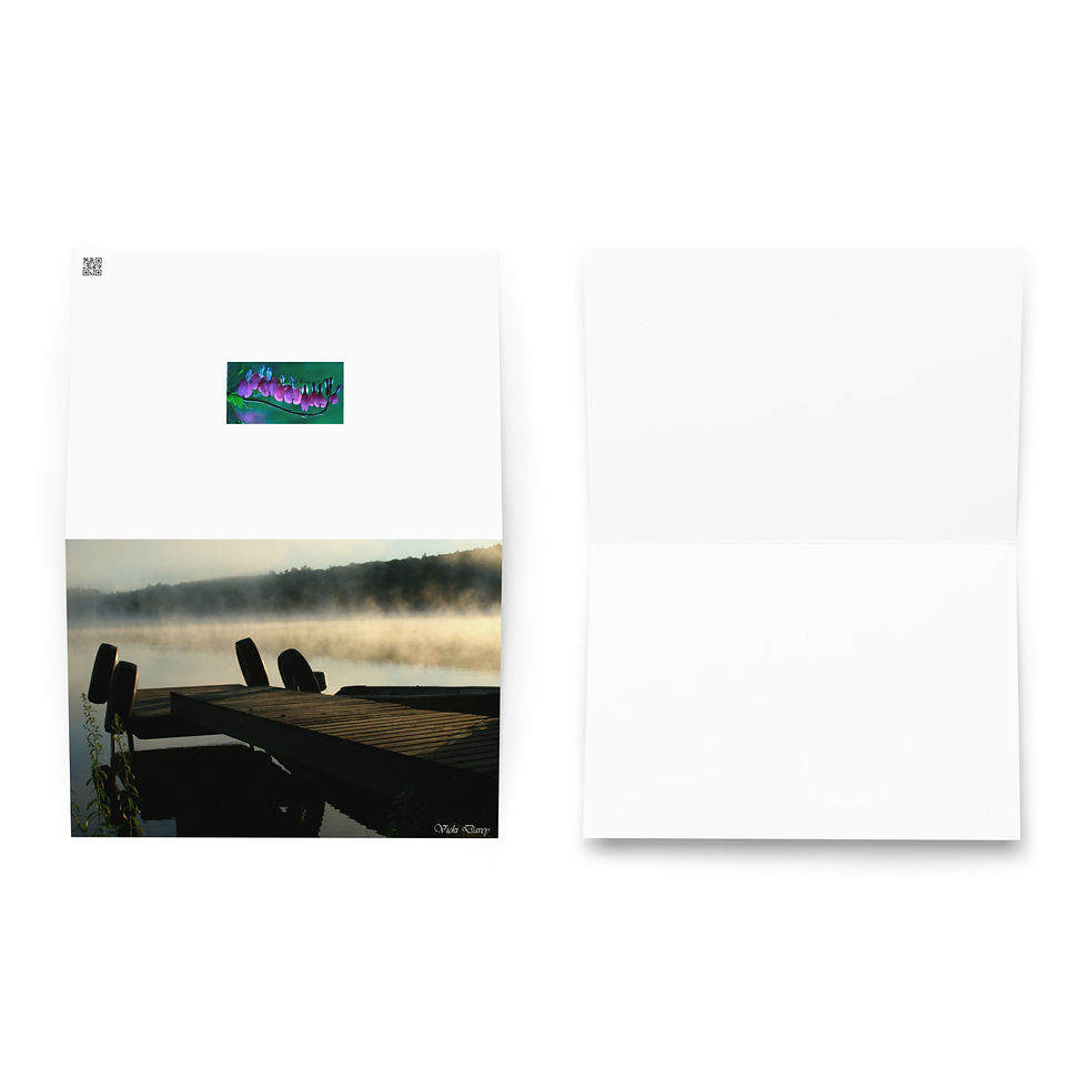 Miniatura: Biglietto d'auguri FOGGY DOCK MA - Disponibile in 3 misure!!