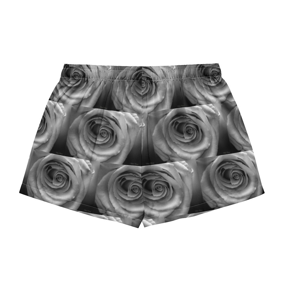 Miniaturbild: Women’s pajama shorts  ROSE - BLACK & WHITE