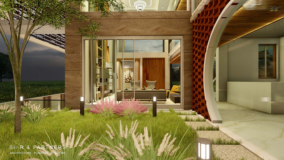 Cross House - Courtyard