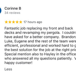 Another great testimonial…