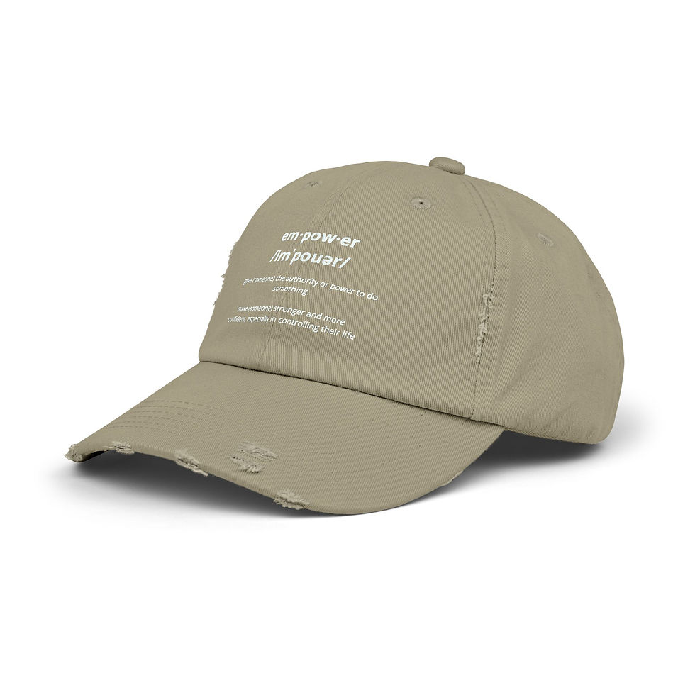 Thumbnail: Unisex Distressed Cap