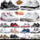 Thumbnail: Men/Women 3's Basketball Trainers Luxury Shoes