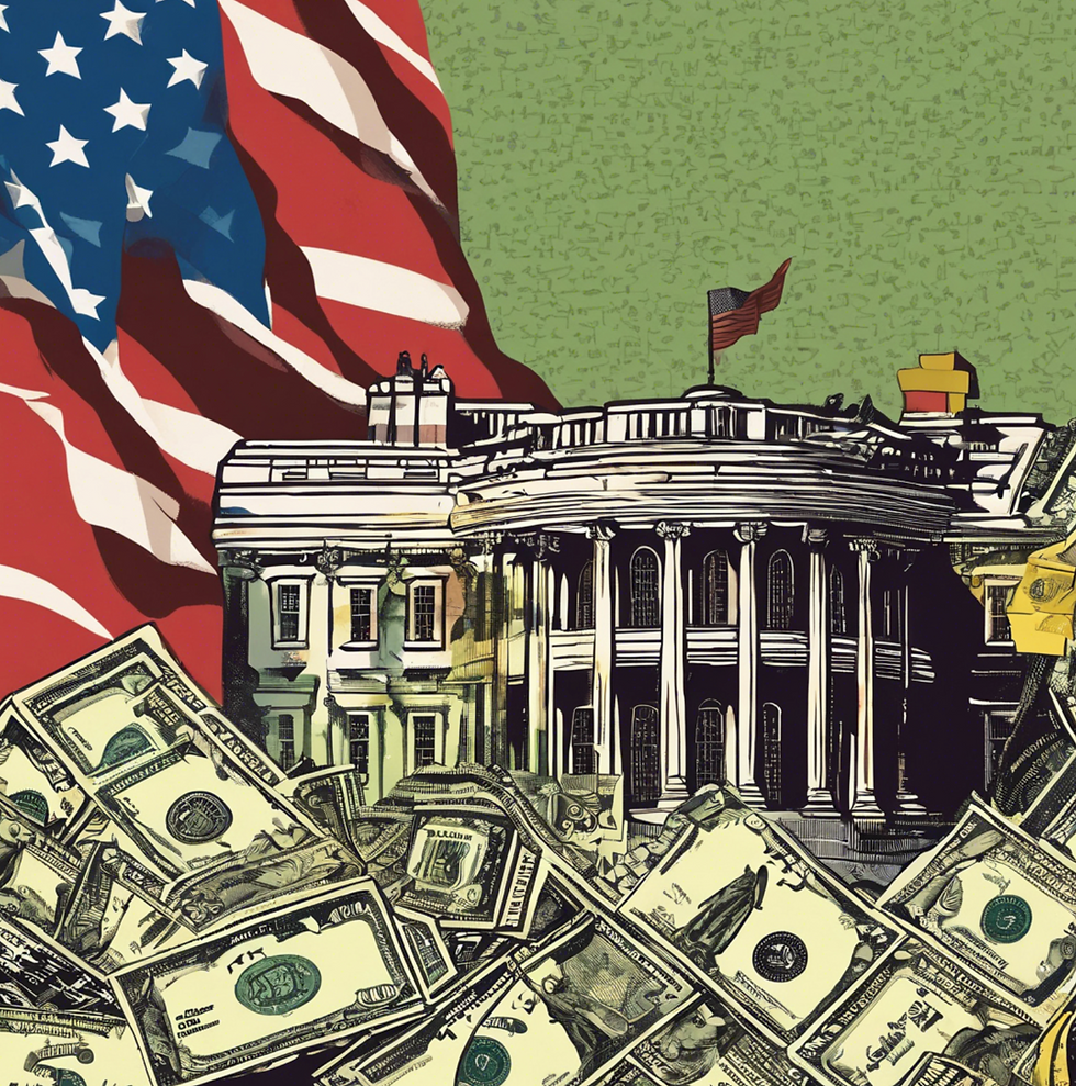 The White House, baked in the good, drowning in the bad.