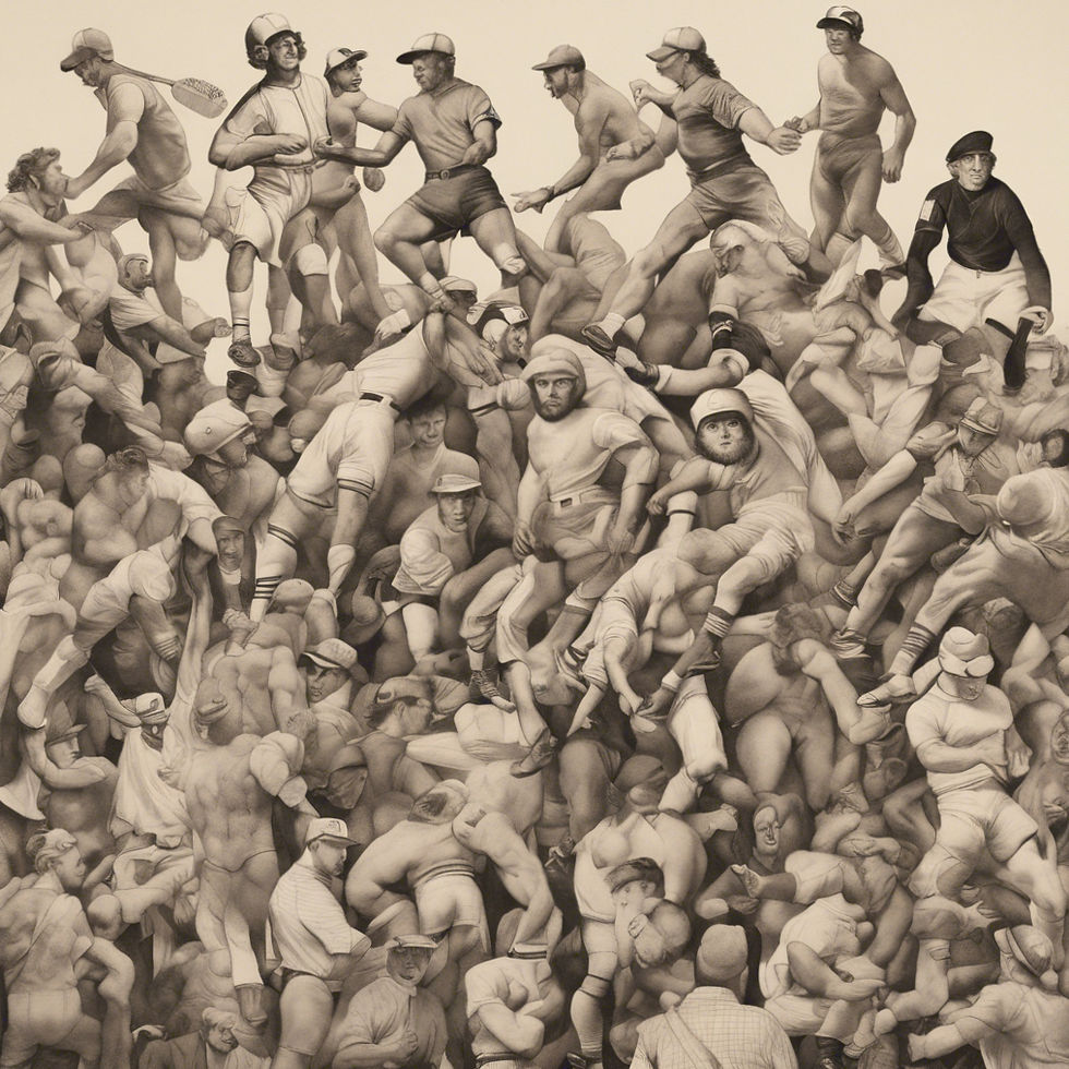 the ascent of man. sporting style
