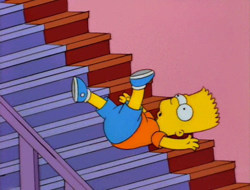 bart falling.gif