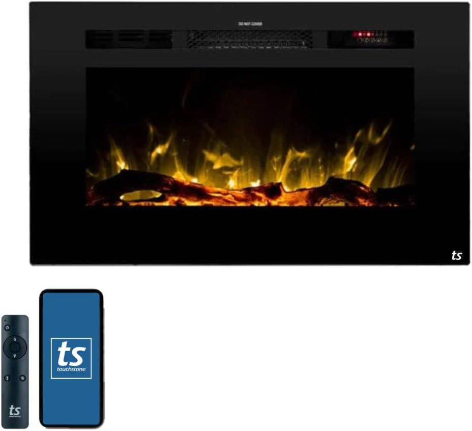 Touchstone Sideline 36” Smart Electric Fireplace