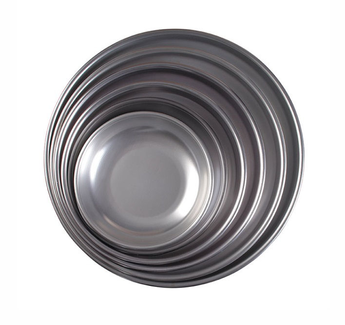 Thumbnail: American Metalcraft Silver Aluminum Seafood Tray, 16"