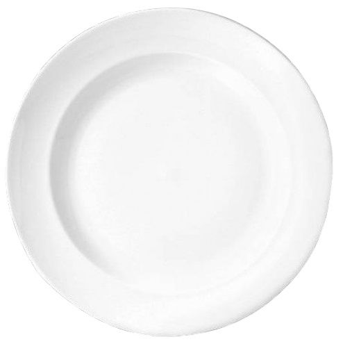 Steelite Distinction Monaco Vogue White Round Plate, 12.5"