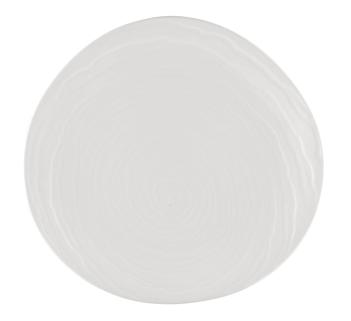 CAC Bahamas Porcelain Plate in Bone White, 12"