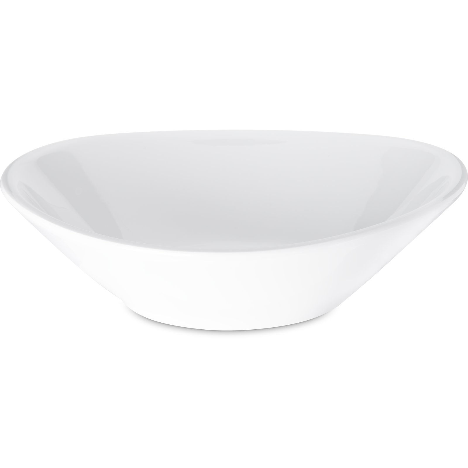 Carlisle Stadia White Melamine Bowl, 52 oz. (Special Order)