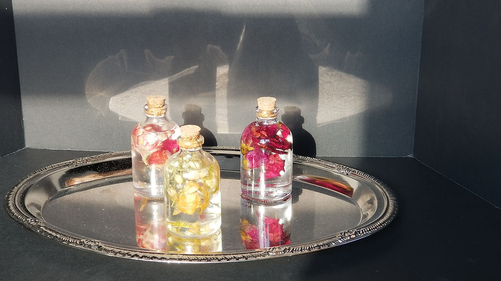 Thumbnail: Handmade Custom Perfume. Bottled Botanical Floral Essential Oil Aromatherapy.