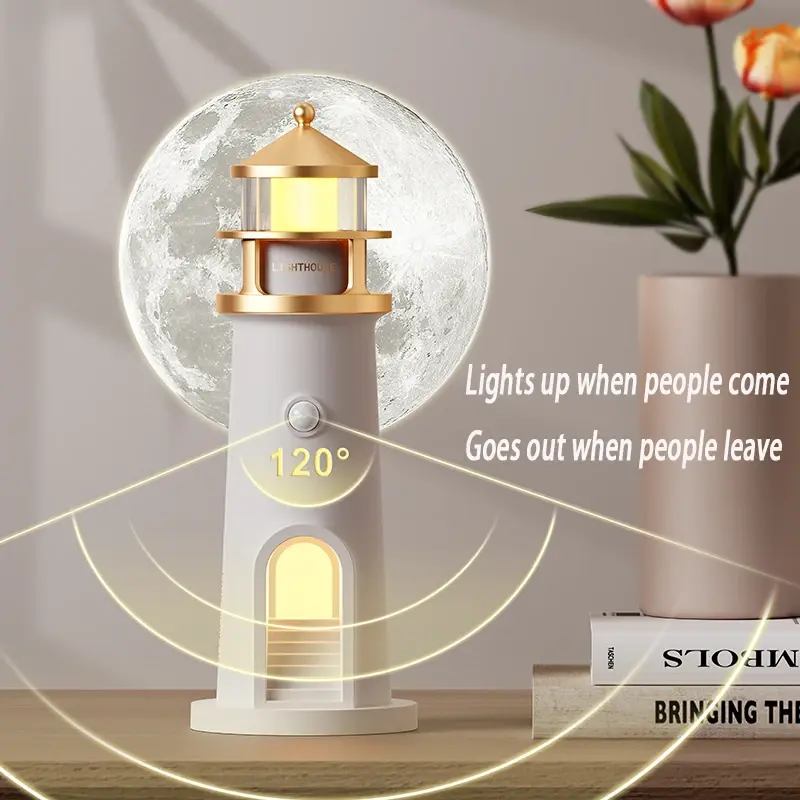 Moon Lamp Lighthouse Night Light