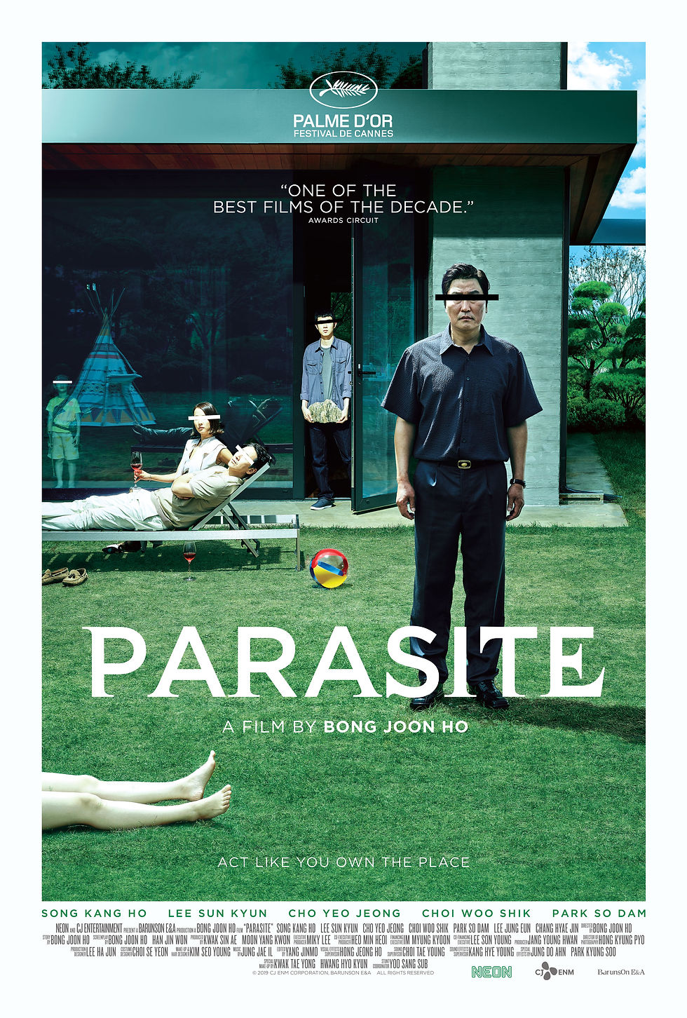 Film poster of Parasite