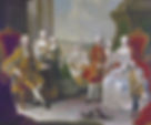 Family of Empress Maria Theresia and Franz I, including eleven of her sixteen children, by Martin von Meytens, ca. 1754
