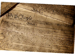 The Constitution, an original edition from September 1787, shown as it was first issued