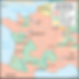16th century map of France