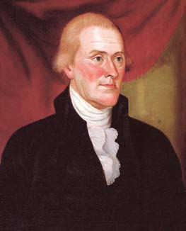 Thomas Jefferson, by Charles Peale Polk