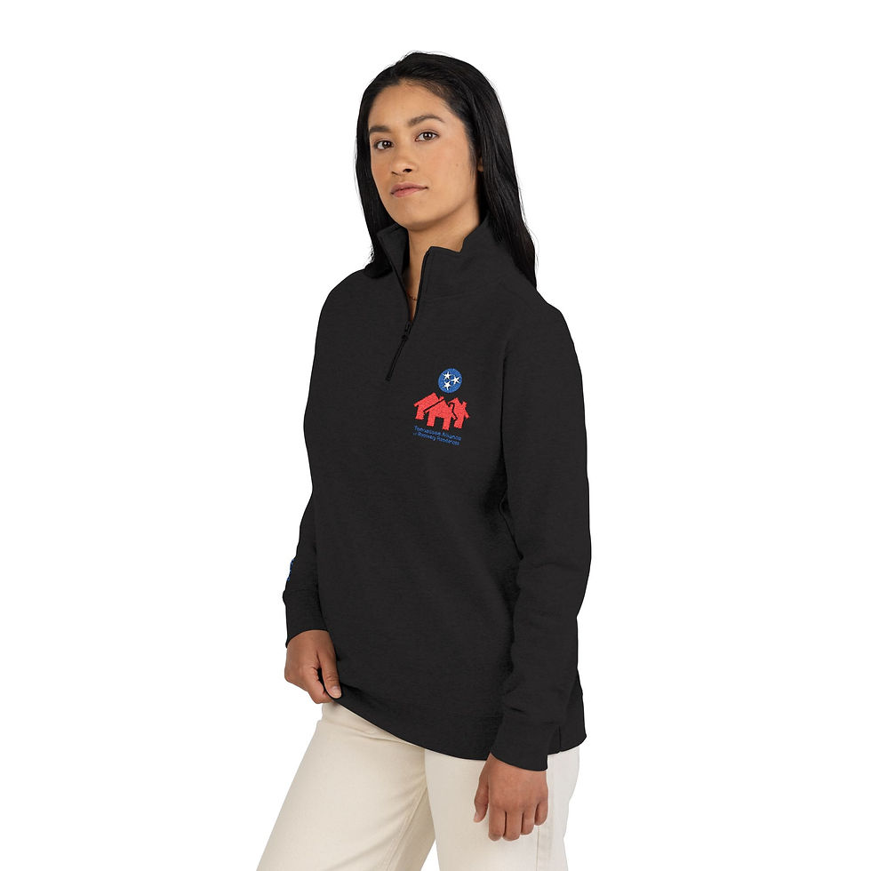 Thumbnail: TN-ARR Embroidered Logo Fleece Quarter-Zip Pullover