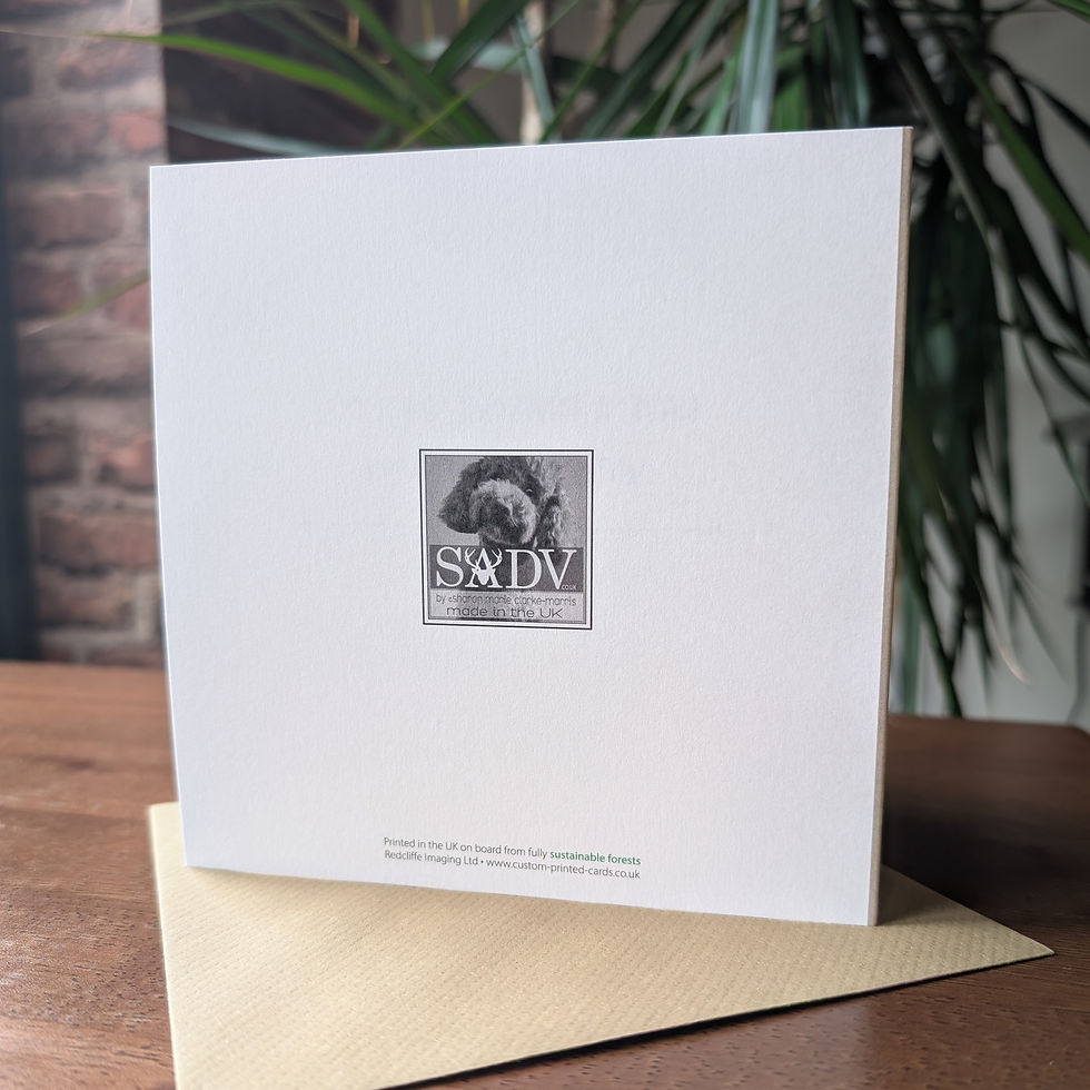 Thumbnail: Luxury Greetings Card - 'yappy birthday'
