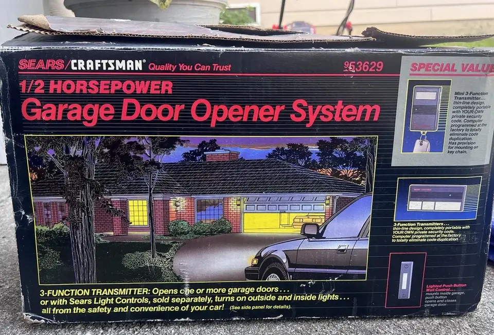 Top-Notch Garage Doors LLC., of Stokesdale North Carolina - Sears Craftsman 1/2 HP Garage Door Opener System