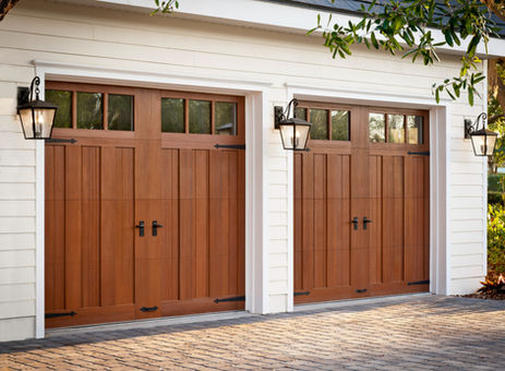 Top-Notch Garage Doors LLC., of Burlington North Carolina - Clopay Canyon Ridge Faux Wood Overlay Garage Door
