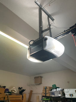 Top-Notch Garage Doors LLC., of Elon North Carolina - Chamberlain motor 1/2 hp opener install