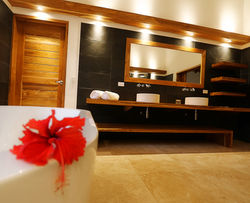 Zen House Master bathroom