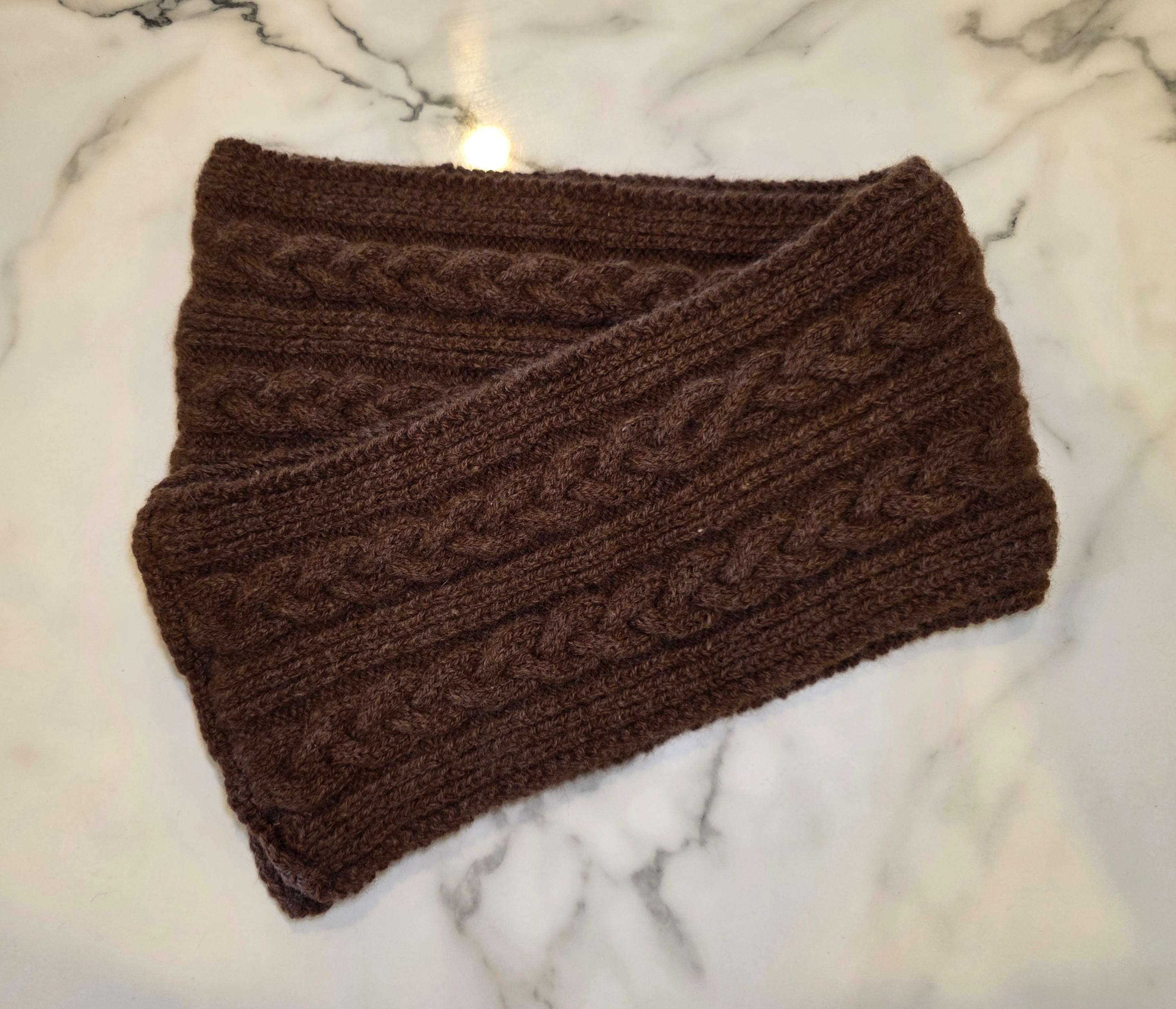 Alpaca Scarf (Cable Knit)