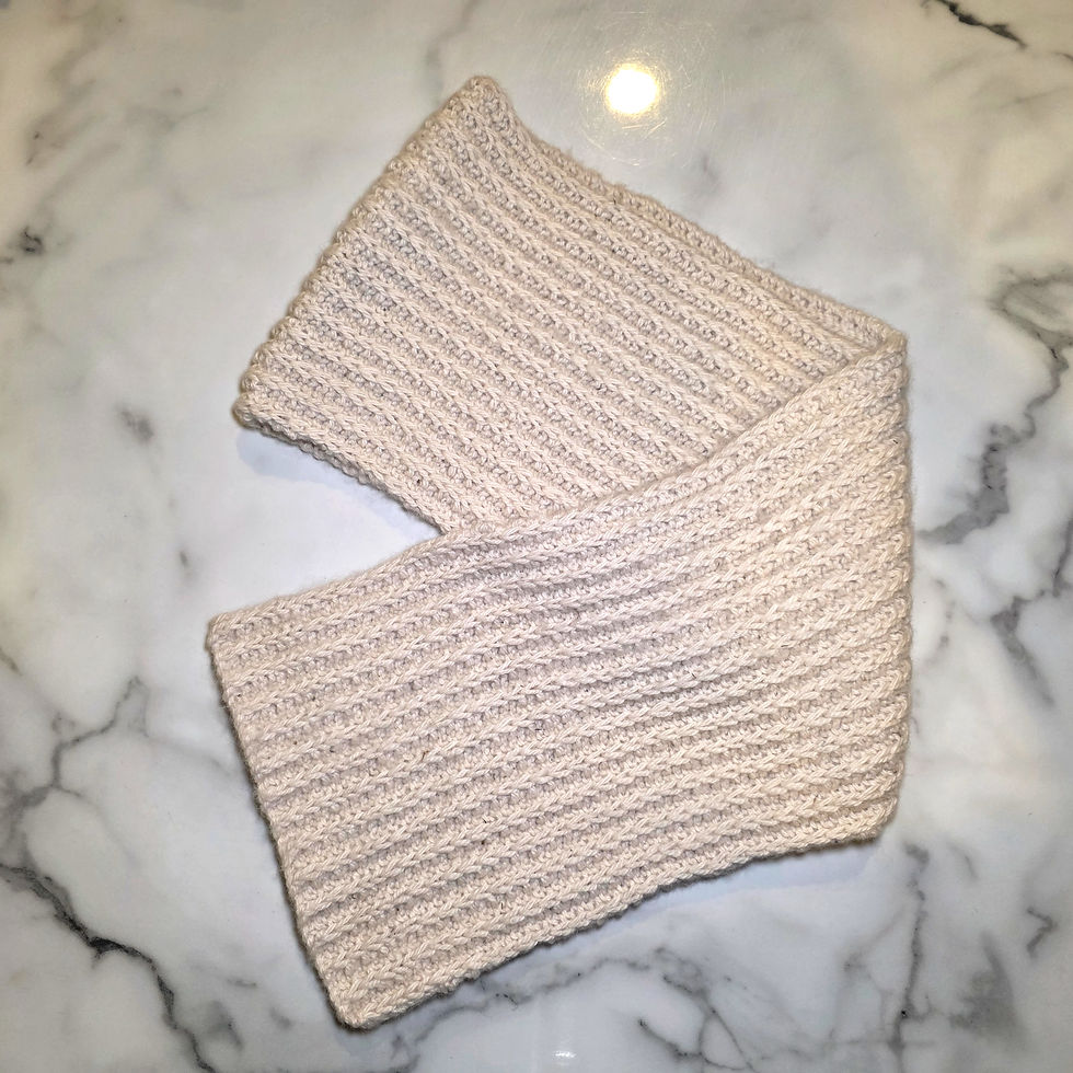 Thumbnail: Alpaca Scarf (Rib Knit)