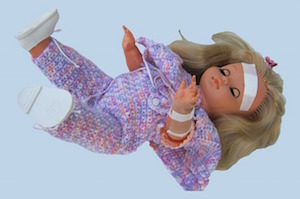 All my dolls got very, very sick all the time. Telling, don't you think?
