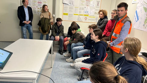 Visite d'un chantier