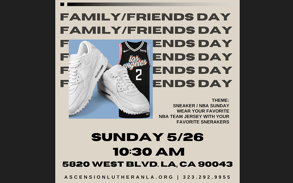 Family & Friends Sunday: NBA/Sneaker Sunday