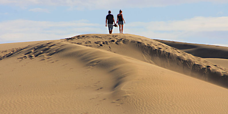 The Maspalomas dunes