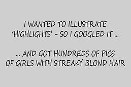 Just a jokey caption about highlights