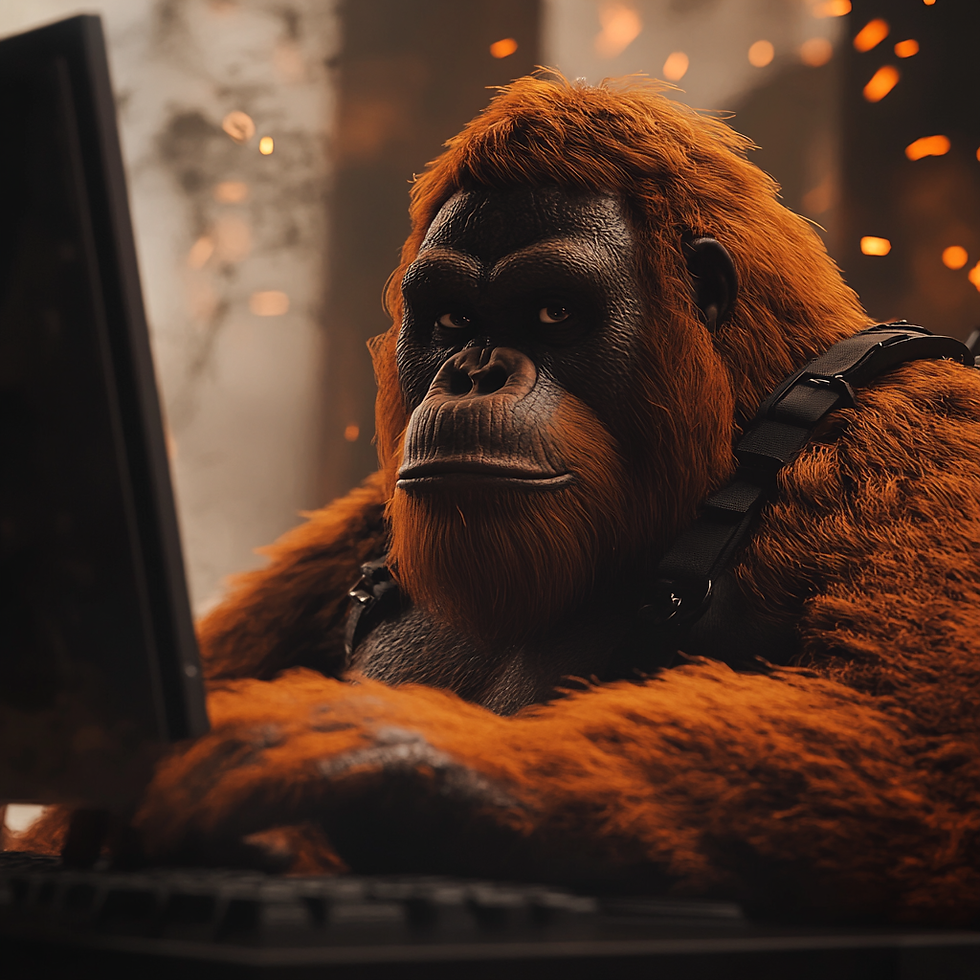 neil7688_Orangutan_on_a_computer_after_a_post_war_scene__wide_4d9a6601-3abb-4255-90dd-a2ac