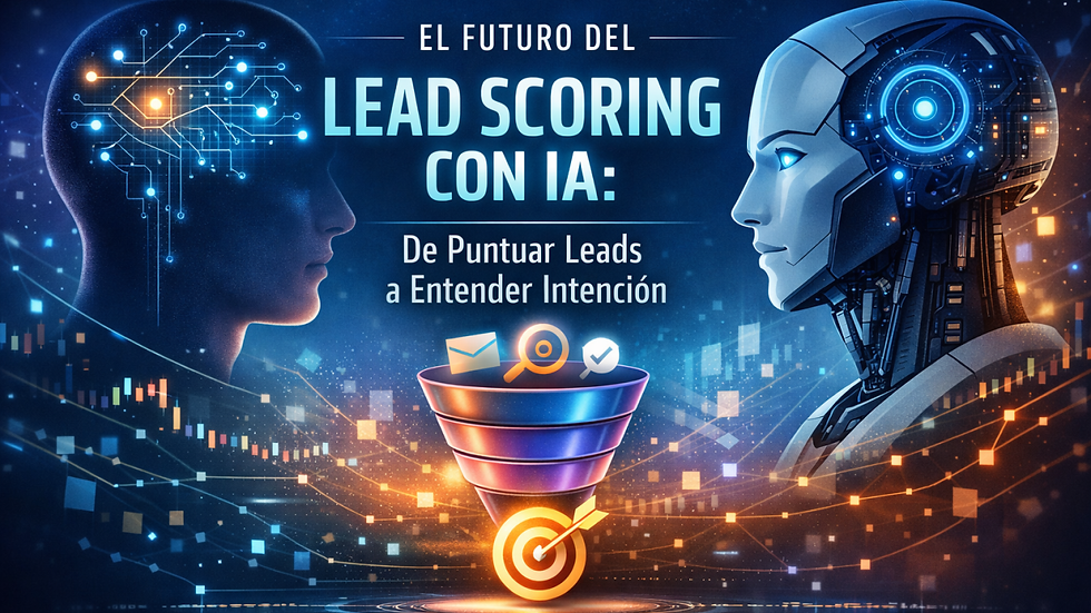 El lead scoring con IA es el futuro de este tipo de soluciones.
