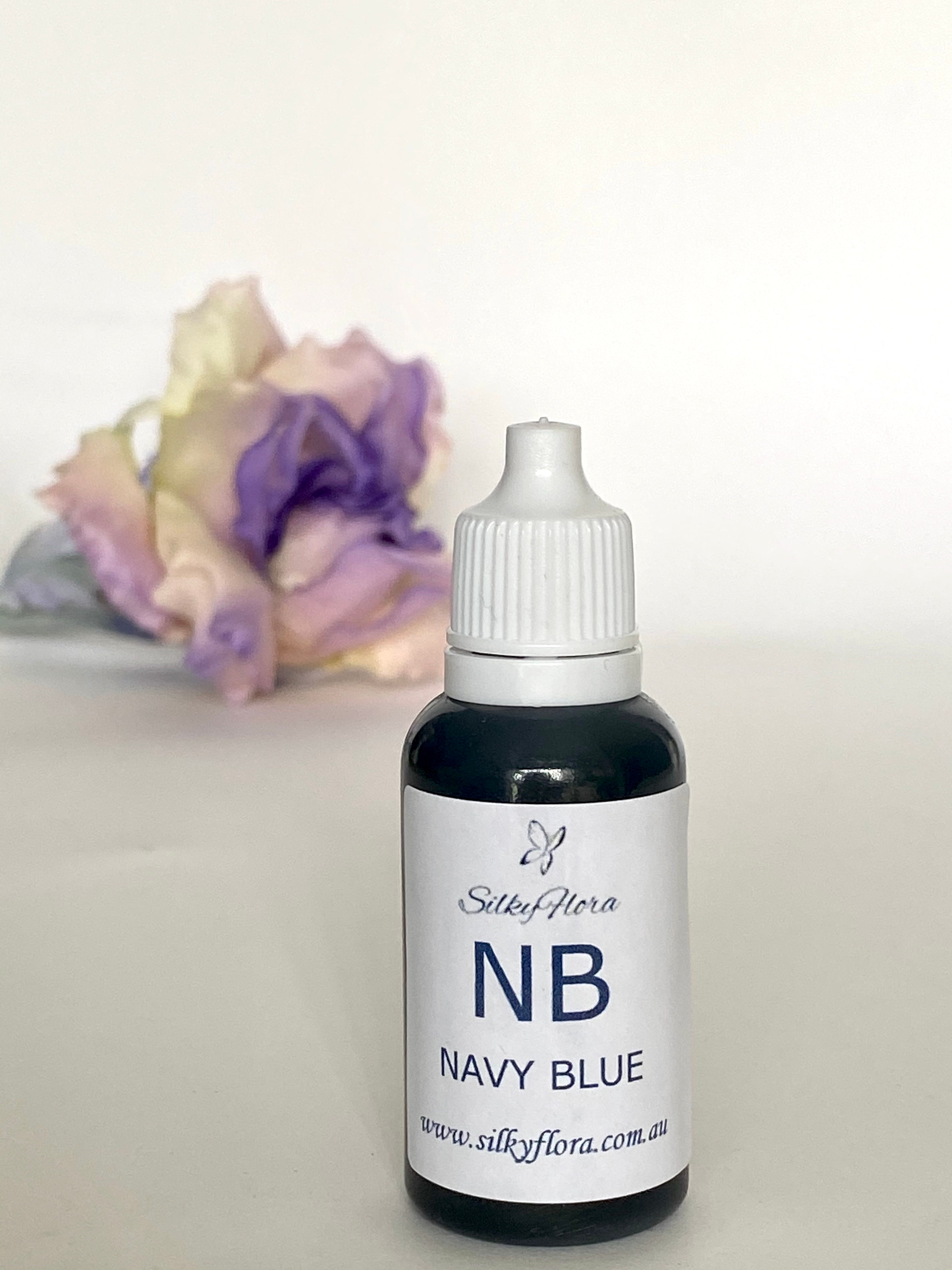 Silk Liquid Dye "SilkyFlora", Navy Blue, 20ml