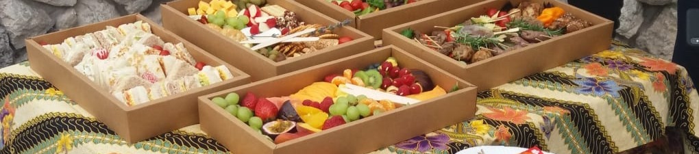 Arranged Food and Objects